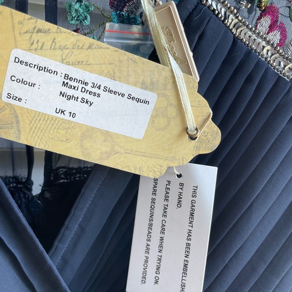 Frock and Frill sequin hand embellished dress - Picture 7 of 8